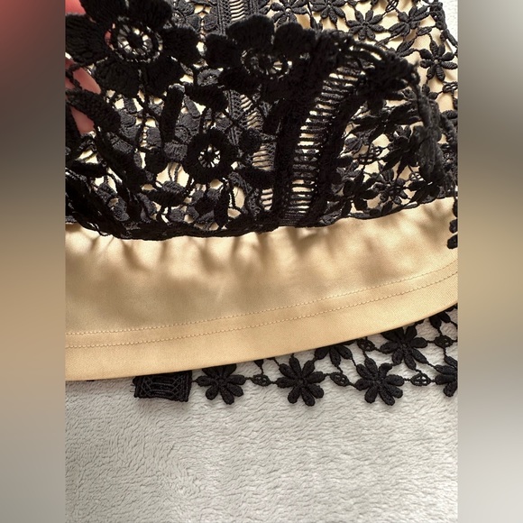 Cut Out Detail Lace Long Sleeve Dress, Size S - Picture 4 of 6